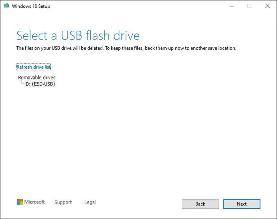 make a boot able flash deriver for windows 10 by mac
